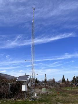 Photo of the actual weather station